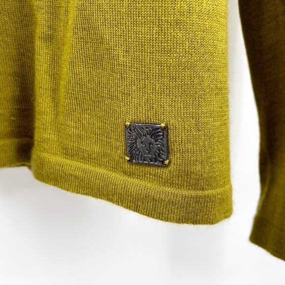 Chartreuse Green Cashmere Sweater Small - Picture 3 of 6
